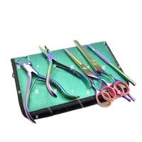 Kit de pinces pour Extensions de cheveux, Mini pinces de Salon multicolores, livraison gratuite - Product Image 1