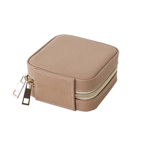 Caja de Joyería de Cuero PU Personalizada al por Mayor, con Múltiples Cajones y <span class=keywords><strong>Espejo</strong></span>, Estuche de Almacenamiento de Viaje de Lujo, Suministro Directo de Fábrica OEM - Product Image 5