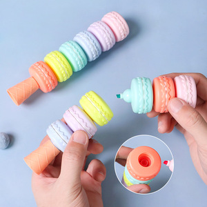 1 pièce Marqueur créatif en forme de patte de <span class=keywords><strong>chat</strong></span> ou d'ours, style dessin animé mignon, <span class=keywords><strong>pour</strong></span> étudiants, marqueur de couleur, marqueur de notes, vente en gros - Product Image 2