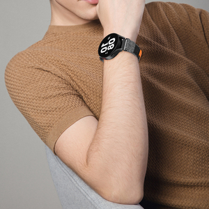 समोसा आकाशगंगा के लिए लूप कैनवास स्ट्रैप 6 44 मिमी 40 मिमी स्पोर्ट वॉचबैंड 20 मिमी 22 मिमी 47 मिमी बैंड हूवी स्मार्ट वॉच स्ट्रैप के लिए - Product Image 2