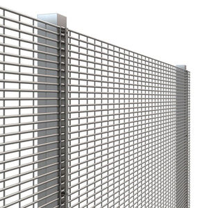 Hiện đại chống leo lên 3D cong chu vi hàng rào prefab 358 lưới hàng rào Vật liệu xử lý nhiệt gỗ xây dựng các trang web sơn tĩnh điện - Product Image 2