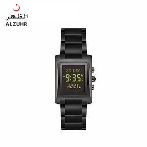 <strong>New</strong> Release Fashion Luxury Men Islamic Qibla Direction <strong>Al</strong> <strong>Fajr</strong> <strong>Watch</strong> for Muslim Prayer - Product Image 1