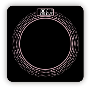 Pèse-personne numérique portable pour salle de bain, capacité 180 kg, alimenté par piles - Product Image 1