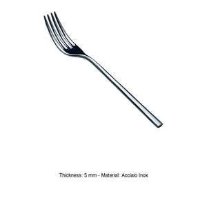 Tenedor de Acero Inoxidable Salvinelli 250, 18/10, 5 mm de Grosor - Product Image 3