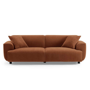 Sofá Cama Futón Moderno de Lujo, Diseño Plegable de 3 Plazas con Tapicería de Terciopelo y Cuero, Estructura de Madera para Sala de Estar - Product Image 4