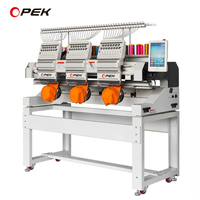 OPEK T-shirt Machine à broder T-shirt ordinateur industriel automatique LOGO casquette chapeau plat Machines à broder