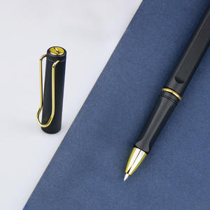 Nuovo arrivo penna Gel 0.5mm Logo personalizzato stampato a doppio colore (blu nero inchiostro rosso) per uso promozionale - Product Image 6