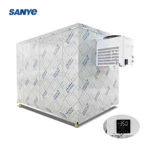 Blast Freezer Chilling Room Cold Storage Room With Refrigeration Units For Seafood Fish