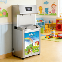 Dispensador de Agua Fría y Caliente Inteligente de Acero Inoxidable con Compresor de 5L, Filtro RO de 5 Etapas, Independiente, para el Hogar