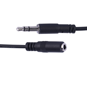 Cable de Audio Estéreo TRS Macho-Hembra de 3.5mm y 1.8m con Cubierta de PVC para Altavoz, Micrófono de Coche, Auriculares, Reproductor MP3, Fabricado en China - Product Image 3