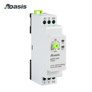 Promotion : Relais temporisé multifonction AERV-60D (0,1-60 min) pour rail DIN, temporisation électrique - Product Image 2
