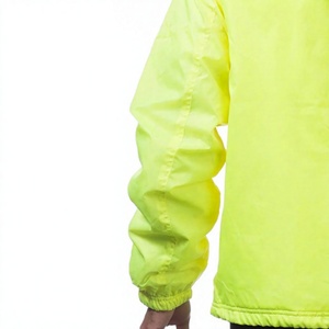 Chaqueta Cortavientos de Invierno para Hombre de Alta Calidad con Capucha, Diseño de Logotipo Personalizado, Servicio OEM, Venta al por Mayor, Ropa Urbana, Cierre de Cremallera, Impermeable - Product Image 6