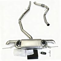 Échappement en acier inoxydable avec soupape pour Audi Q5 SQ5 RSQ5 RS5 B8 B9 2.0T 3.0T DZ 2009-2024