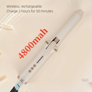 <span class=keywords><strong>Rizador</strong></span> de pelo automático con revestimiento de cerámica, rizos de larga duración para todo tipo de cabello, temperatura ajustable, pantalla LCD, USB eléctrico - Product Image 2