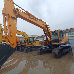 Excavatrice hydraulique sur chenilles Hyundai 210LC-9 d'occasion, 21 tonnes, moteur, boîte de vitesses, performances stables, travaux miniers, terrassement - Product Image 5