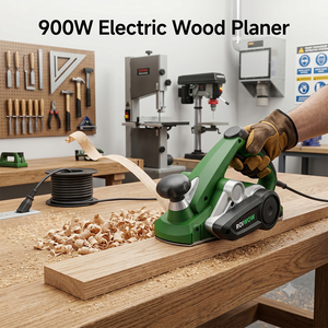 Raboteuse électrique portative professionnelle 900W 82x3mm, outil électrique filaire pour le travail du bois, petite machine à raboter manuelle pour surfaces en bois - Product Image 6
