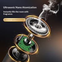 Diffuseur d'huiles essentielles intelligent portable électrique pour éliminer les odeurs, désodorisant d'air, aromathérapie automobile, vente en gros