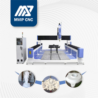 Routeur CNC pour mousse EPS et polystyrène, avec déplacement vertical élevé et dispositif rotatif, pour la sculpture 3D, la décoration et la fabrication de moules en mousse perdue
