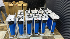 3 giai đoạn Hệ thống lọc nước với 20*4.5 inch Nhựa lớn màu xanh với khung Jumbo lọc nước Pre Hệ thống lọc - Product Image 4