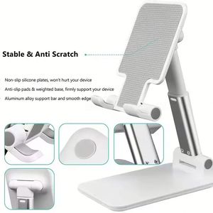 Adjustable Phone Holder for Desk Mobile Phone Holder Stand Universal Desktop Smart Phone <b>Tablet</b> PC Bracket - Product Image 5