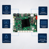 Placa de Desarrollo RK3568 Rockchip Android 11, Placa Base con 4GB de RAM, 32GB EMMC, 4K, Linux Integrado y Puerto Serial