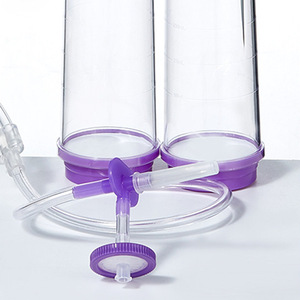 Collecteur de bactéries à filtration stérile, entièrement hermétique, anti-fuite, filtre à 2 ou 3 unités pour tests microbiologiques en laboratoire - Product Image 3
