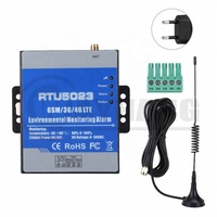 WAYHANG RTU-5023, Dispositivo de Monitoreo Remoto con Alarma por SMS, Tarjeta SIM GSM de 3V, Cuatrib banda 850-1900MHz, Alerta de Temperatura (-40°C a 80°C) y Humedad, Temporizador