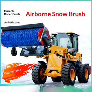 Cepillo Rodante para Quitar Nieve Montado en Vehículo Hengtop, Equipo de Limpieza para Remoción de Nieve en Carreteras, Diseño con Motor Extraíble - Product Image 1