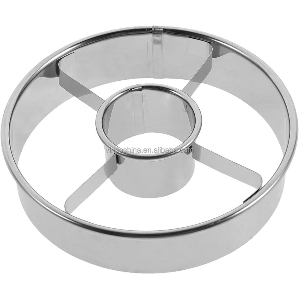 Stainless Steel Doughnut Cutter Cookie Dough Rounder and Divider Mousse ...