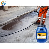 Type PB bitume bitumineux caoutchouté Asfalt fissures de route d'asphalte imperméables peinture de revêtement de pont d'étanchéité pour le béton pour la route