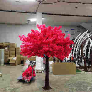 Arbre de <span class=keywords><strong>cerisier</strong></span> japonais en soie rose BL-FTL10 pour mariage en plein air, grand arbre de <span class=keywords><strong>cerisier</strong></span> artificiel de 8 pieds pour la décoration - Product Image 6