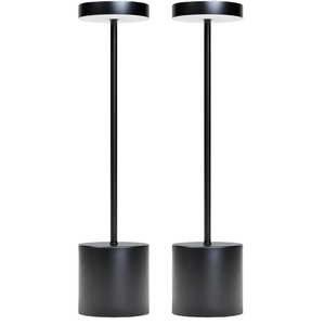 Saint Louis đèn bàn màu đen 3 màu vô cấp mờ có thể sạc lại pin hoạt động đèn bàn cho nhà khách sạn thanh trang trí - Product Image 1