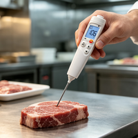 Testo 106 Pen Style Food Penetration Thermometer, 2.2mm Ultra Thin NTC Probe, IP67 Waterproof Temperature Tester