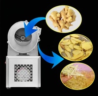Mini Desktop Automatische Groentesnijmachine Commerciële Wortel Gembersnijder Multifunctionele Elektrische Aardappel Shredder Snijmachine