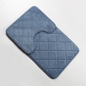 Alfombra de <span class=keywords><strong>baño</strong></span> antideslizante con diseño de piedra en relieve clásico FMT, alfombra y alfombra de espuma viscoelástica para uso doméstico - Product Image 2