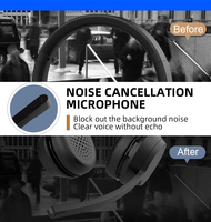 Más de 45 auriculares inalámbricos con cable para PC, dispositivo de audio con multipunto de conexión a través de Bluetooth para ordenador y móvil, con micrófono