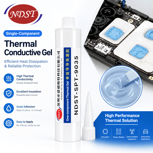 NDST Silicone Thermal Conductive Gel Heat Dissipation Adhesive Sealant for Electronic Equipment