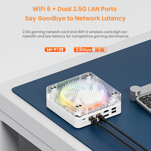 Genmachine Mini PC USB 4.0 AMD Ryzen 9 7940hs Win 11 Wifi 6 BT 5.2 8 lõi 2.5g Lan DDR5 16G Ram 256G Máy tính để bàn chơi game - Product Image 2