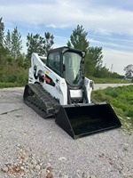 Chargeuse compacte BOBCAT T770 d'occasion incroyablement efficace, 5 tonnes, petite chargeuse bobcat d'occasion avec système d'exploitation flexible