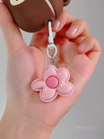Gantungan Kunci Bunga Kawaii Baru 5 Kelopak Resin untuk Dompet/Ponsel, Aksesoris Earphone Lucu & Aksesoris Tas DIY