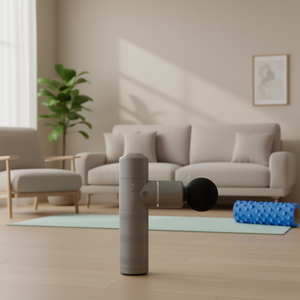 Mini Pistola de Masaje Vortix Plateada, Recargable, con Batería de Litio, Dispositivo de Masaje Corporal - Product Image 2