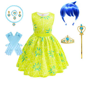 Nueva llegada Inside Out 2 Joy Kids Girl Cosplay <span class=keywords><strong>disfraz</strong></span> conjunto niños TV película <span class=keywords><strong>disfraz</strong></span> para Halloween - Product Image 2