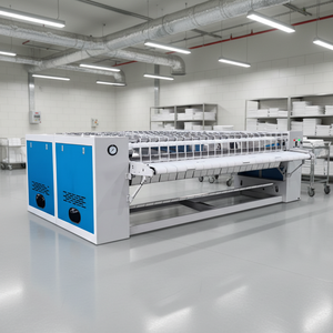 Machine à repasser industrielle à rouleaux pour <span class=keywords><strong>draps</strong></span> d'hôtel, repasseuse à rouleaux pour blanchisserie - Product Image 6