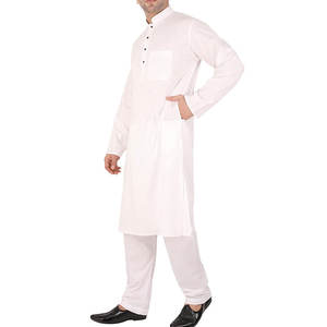 Hot Sale Men Kurta Shalwar Pakistan Indian Cotton Shalwar Kameez, <b>Stitched</b> Top Quality Kurta Shalwar - Product Image 5