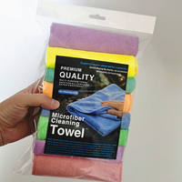 Serviettes de nettoyage en microfibre en vrac fournitures de nettoyage très absorbantes chiffons de nettoyage serviette de cuisine