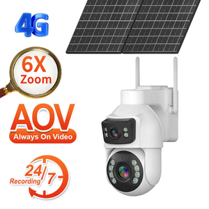 กล้อง CCTV 360พร้อมเลนส์ซูมออปติคอลพลังงานแสงอาทิตย์กล้อง4G ซิมที่มีประสิทธิภาพกลางคืนสีซูมอัตโนมัติกล้องเลนส์คู่สำหรับฟาร์ม - Product Image 2