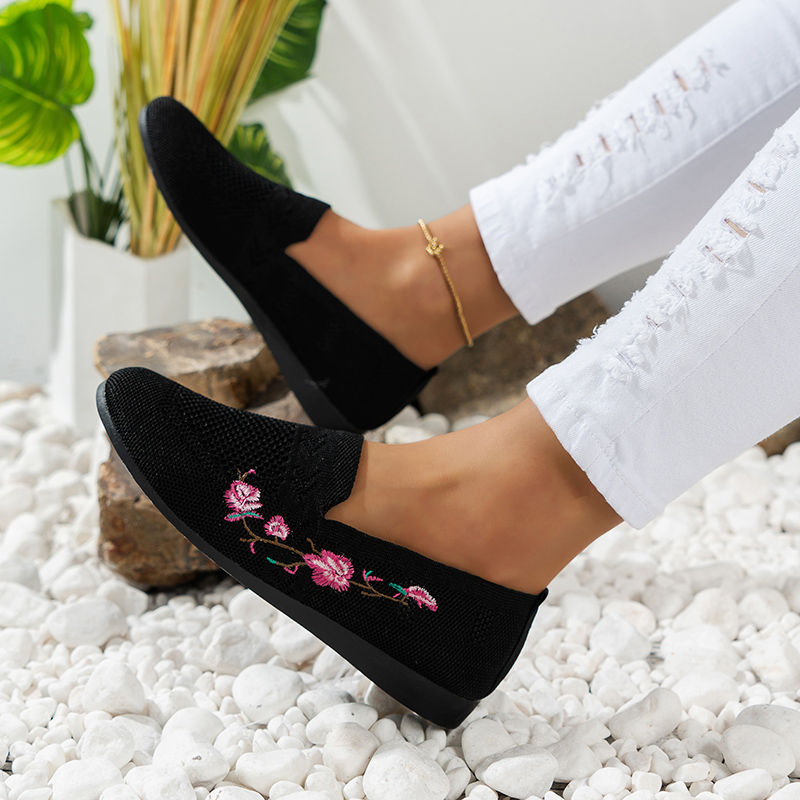 2025 Women's Fashion Loafers Casual Flat Slip-On Lazy Shoes for