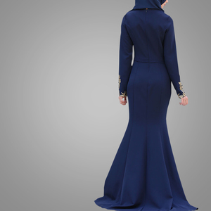 Nuovo Stile Delle Ragazze Del Partito <span class=keywords><strong>Abiti</strong></span> A Maniche Lunghe Donne Moderne <span class=keywords><strong>Abiti</strong></span> di Moda <span class=keywords><strong>Con</strong></span> Immagine Musulmano Abbigliamento Donna - Product Image 3