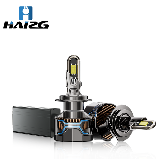 HAIZG New Released High Power 260W U-type Circulating Heat Conduction Car LED Headlight Bulbs H7 H4 LED Light Bulbs