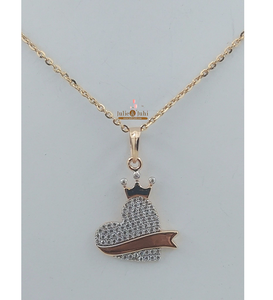 Pendentif en or véritable 18 carats pour femmes, très vendu, pendentif en or intemporel, conçu pour l'élégance, le confort et le luxe quotidien - Product Image 1